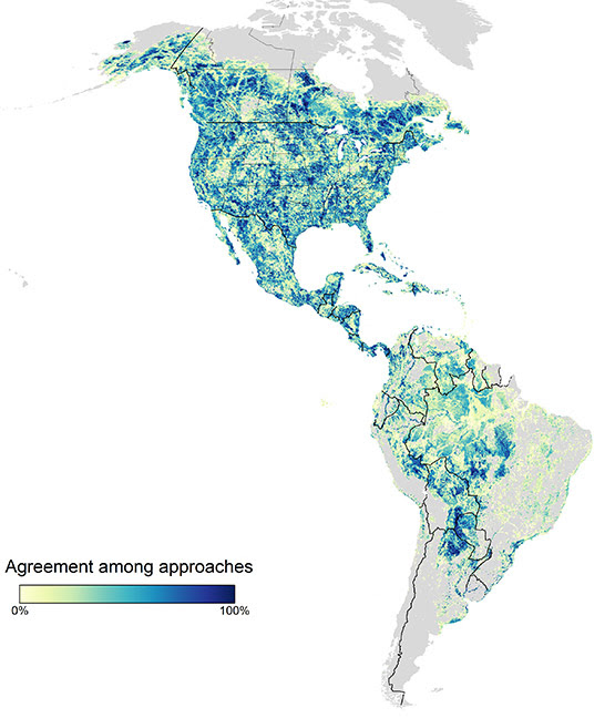 Conservation approaches map