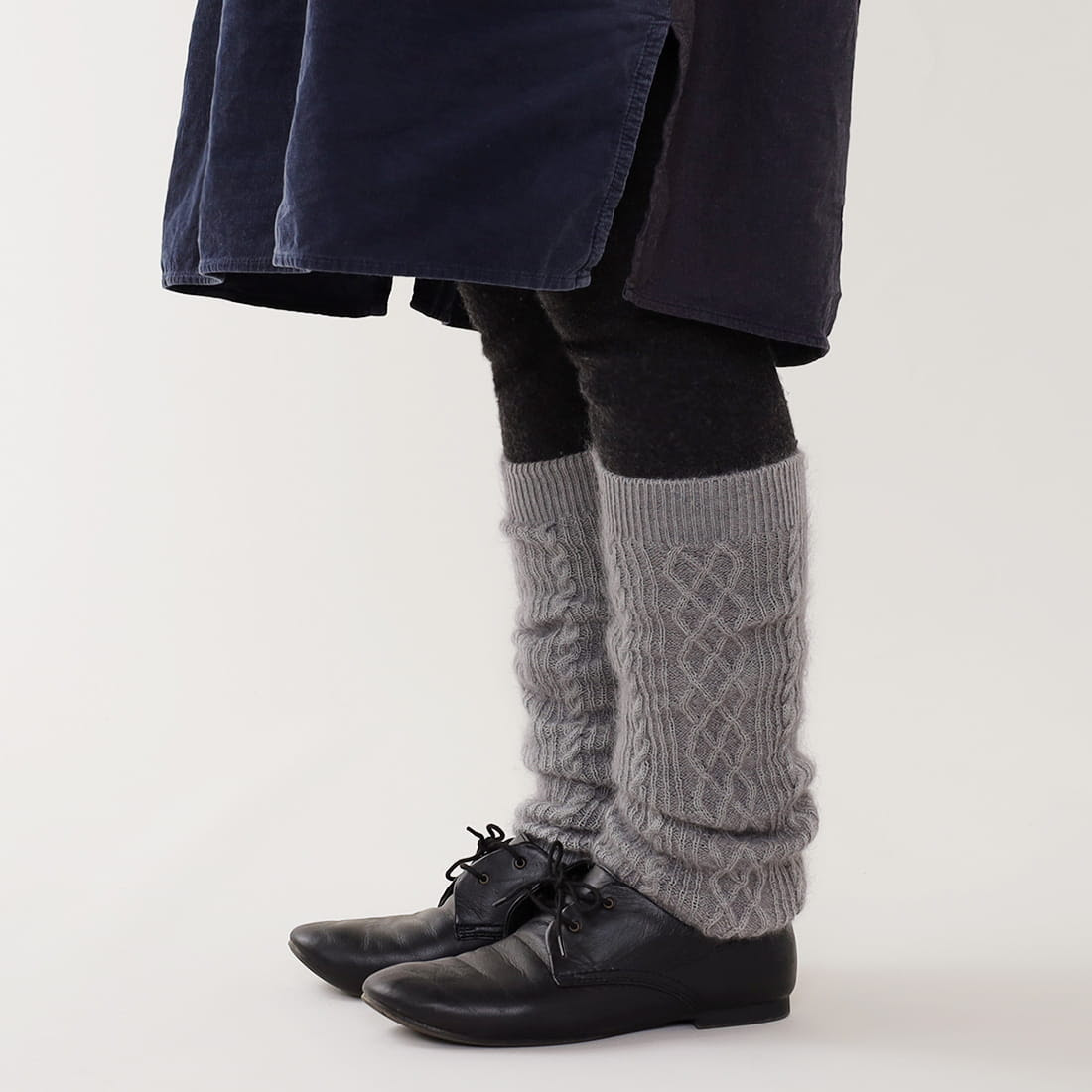 【30%OFF】モヘヤ&シルク レッグウォーマー