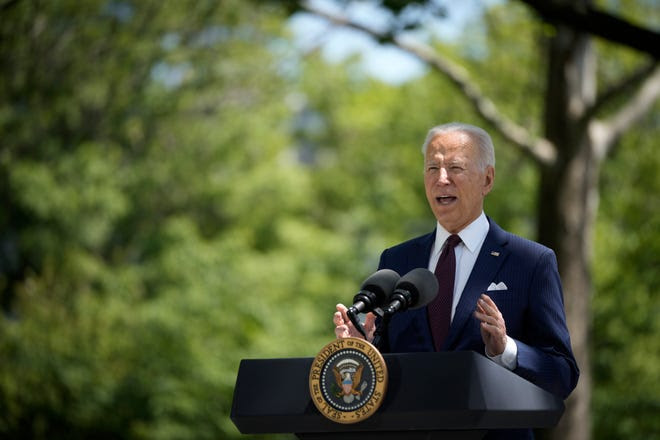 President Biden talking about the families plan from the podium