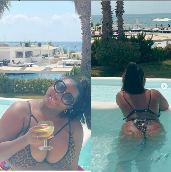 BBNaija star, Dorathy flaunts her bikini body while on vacation (photos)