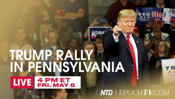 LIVE at 4 PM ET: Trump Rally in Greensburg, Pennsylvania