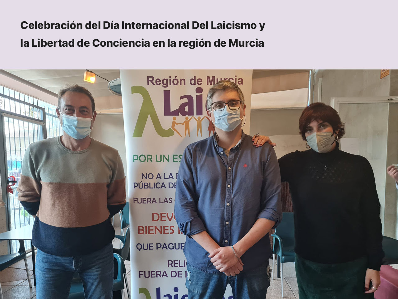 Celebración del Día Internacional Del Laicismo y la Libertad de Conciencia en la región de Murcia