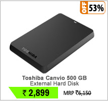 Toshiba Canvio 500 GB External Hard Disk