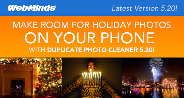 Duplicate Photo Cleaner - Make Room For Your Holiday Photos 