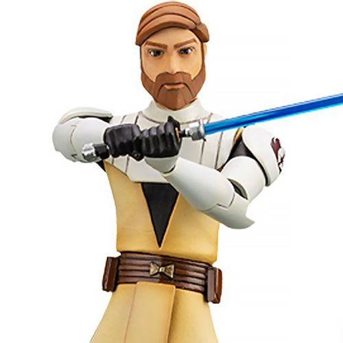Star Wars: The Clone Wars Obi-Wan Kenobi ARTFX+ 1:10 Scale Statue - ReRun