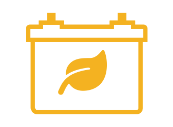 Graphic of battery