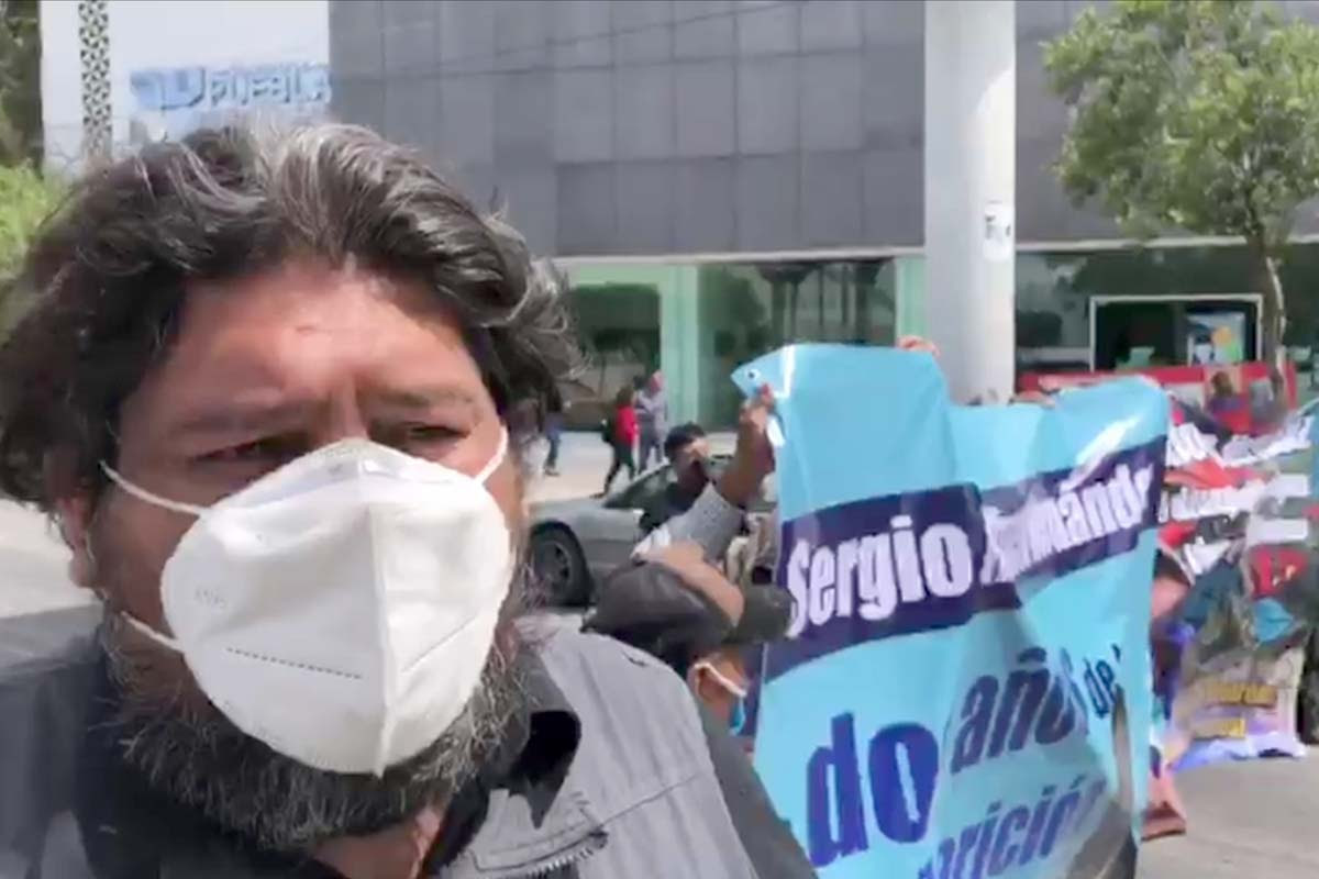 A dos años de la desaparición del activista Sergio Rivera sus compañeros siguen exigiendo justicia