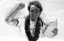 Harvey Milk Sketch - 2 by Thomas Haller Buchanan