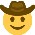 Cowboy hat face