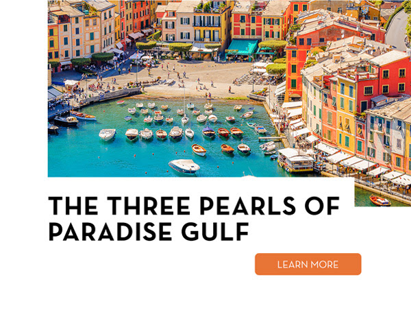 THE THREE PEARLS OF PARADISE GULF