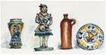 Watercolor sketches of ceramics - Posted on Friday, November 21, 2014 by Kathy Weber