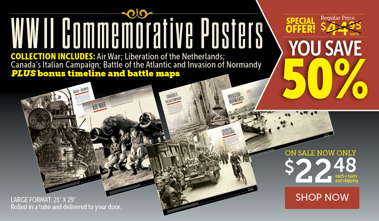 World War II Commemorative Posters 50% off! 