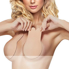 Mulheres Levante Nipplecovers Adesivo Sem Alças Backless Sticky Nu Bra