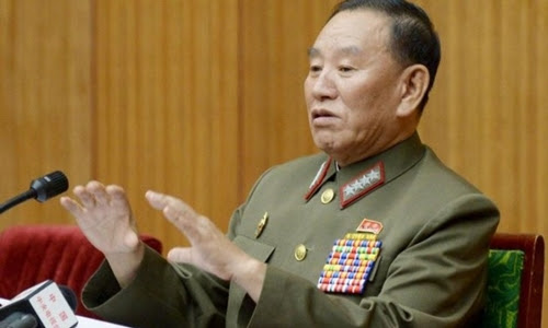 Tướng Kim Yong-chol, người dự kiến dẫn đầu phái đoàn Triều Tiên dự bế mạc Olympic tại Hàn Quốc, trong bức ảnh chụp năm 2015. Ảnh: Reuters.