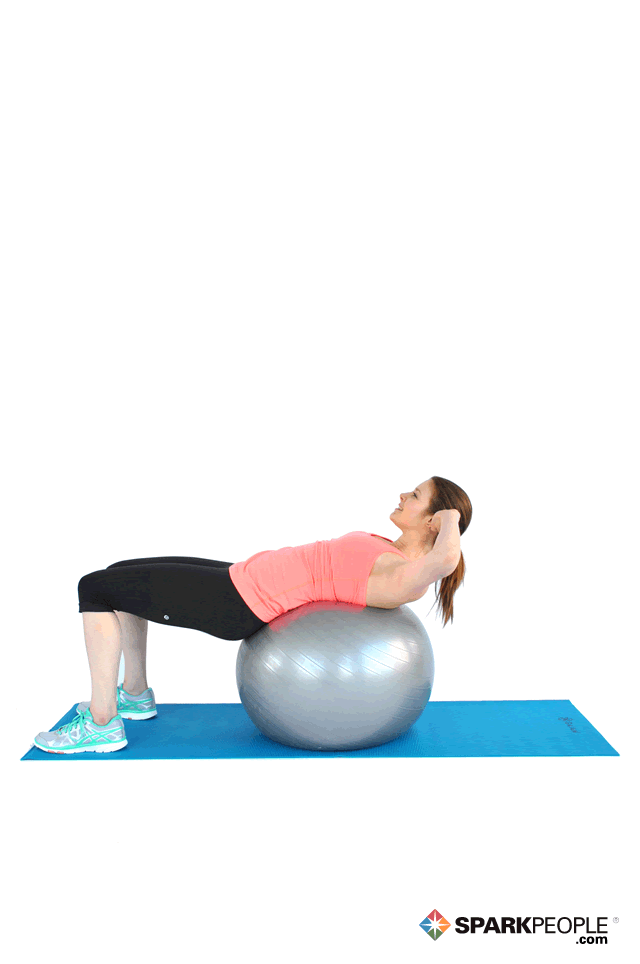 Medicine Ball Exercises Crunches-with-Ball