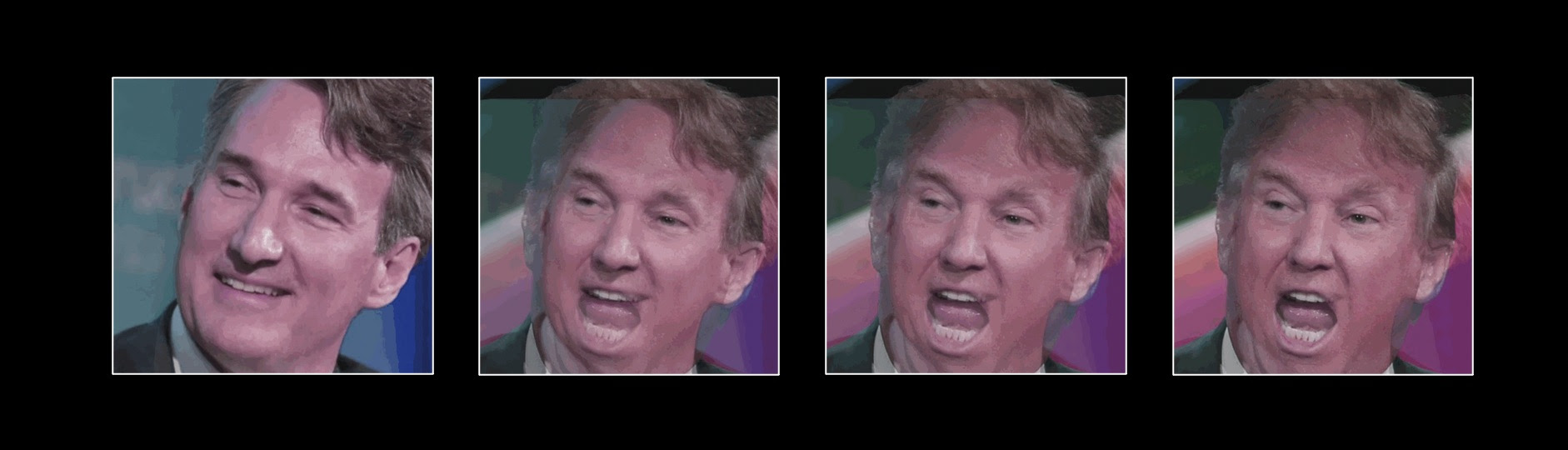 Morphing app converts image in a sequence of frames.