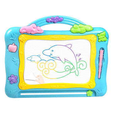 Magnetic Drawing Board Learning Enlightenment Graphics Tablet for Children - Color Random L