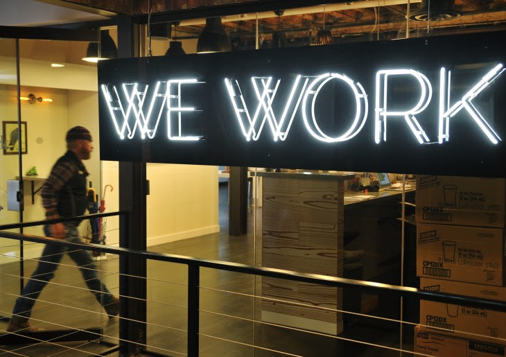 "WeWork" co-operative co-working space on March 13, 2013 in Washington, DC