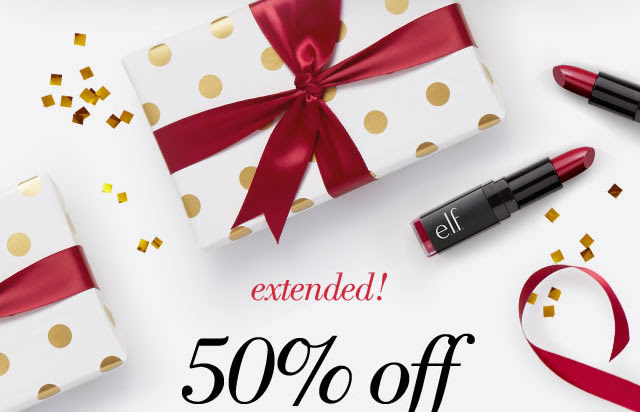 Surprise! 50% off sitewide is.