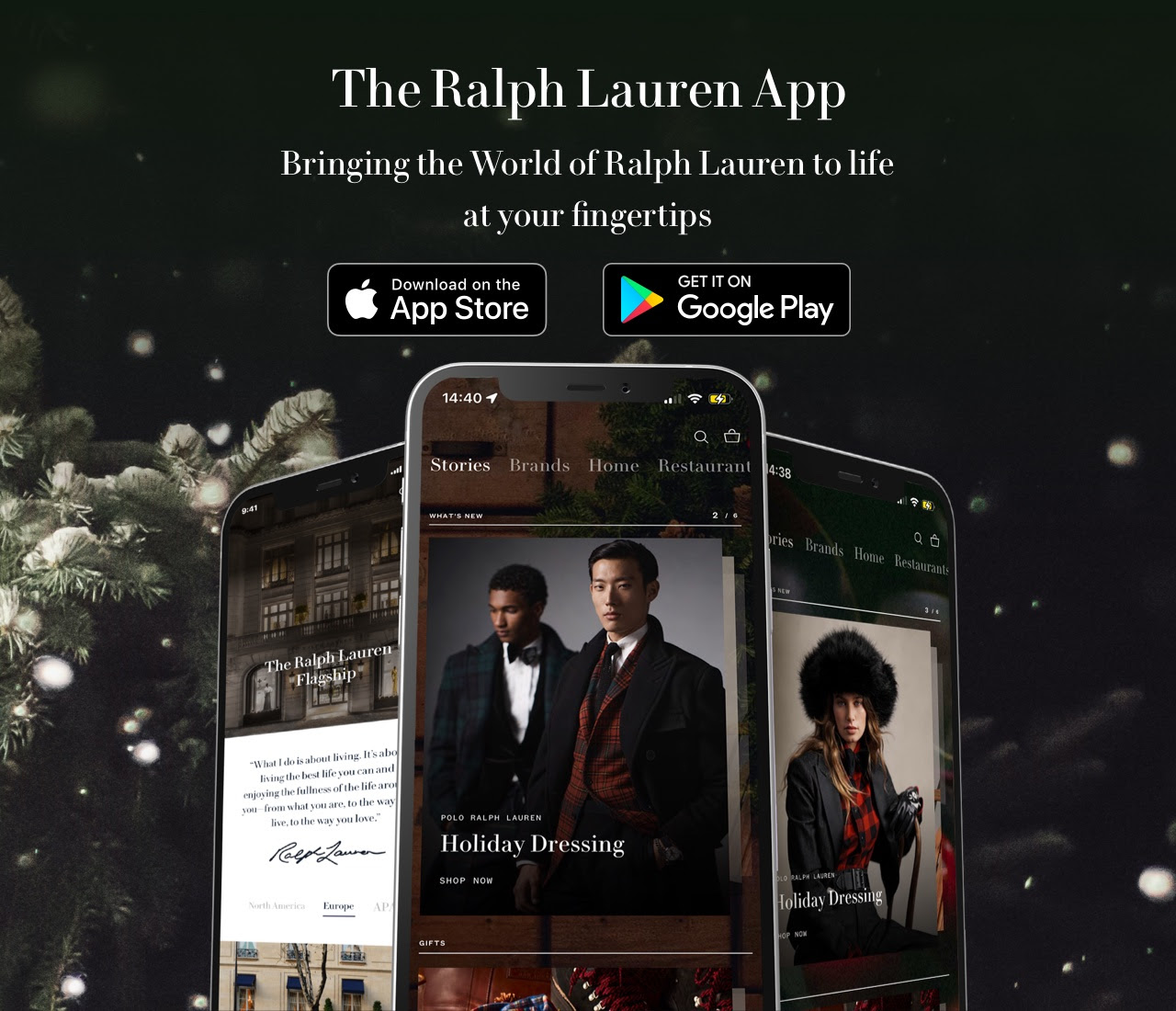 La aplicación Ralph Lauren