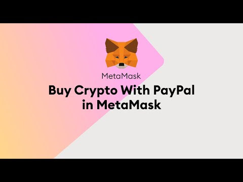 Buy Crypto With PayPal in MetaMask
