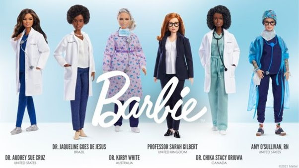 Seis muñecas creadas por Mattel en honor a mujeres que se desempeñan en ciencia, tecnología, ingeniería y matemáticas de diferentes partes del mundo