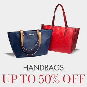 Handbags: Up to 50% off