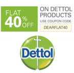 Flat 40% off on Dettol & Veet Products