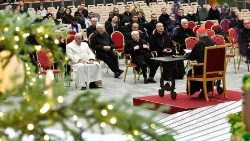 Aula Pablo VI - Primera predicación de Adviento a cargo del Predicador de la Casa Pontificia, el Cardenal Raniero Cantalamessa