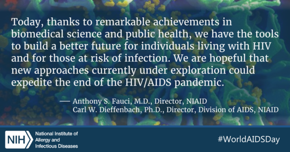 Quote by Anthony Fauci and Carl Dieffenbach