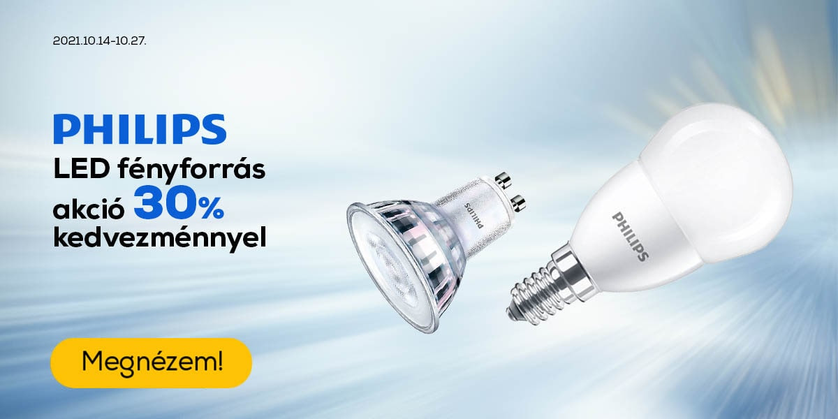 Philips LED világítás 30% kedvezménnyel!