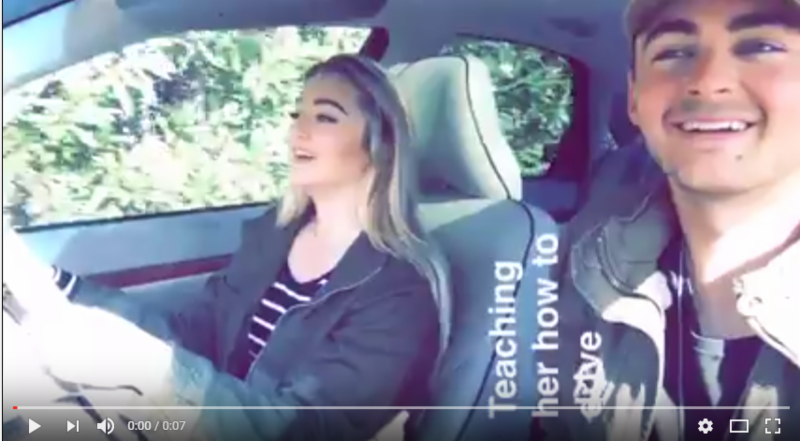 Jenae_ DiGennaro learning to drive