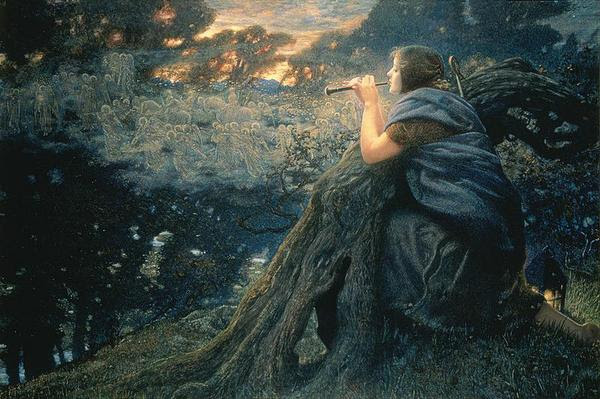 Edward Robert Hughes - Fantazie za soumraku (1911)