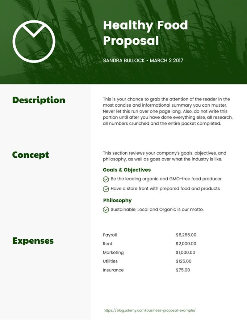How to Write a Business Proposal (Examples & Templates) Venngage