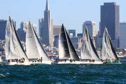 J/120s sailing San Francisco Bay