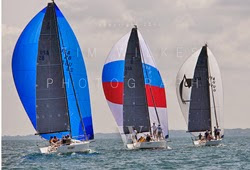J/88 fleet sailing Can Am Challenge off Youngstown, NY