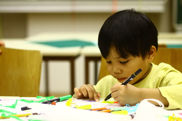 painting kids, time out