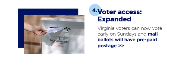 4. Voter access: Expanded