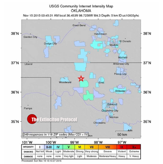 Magnitude 5.7 quake strikes off Japan’s Kyushu – 4.3 quake rattles Kansas Kansas