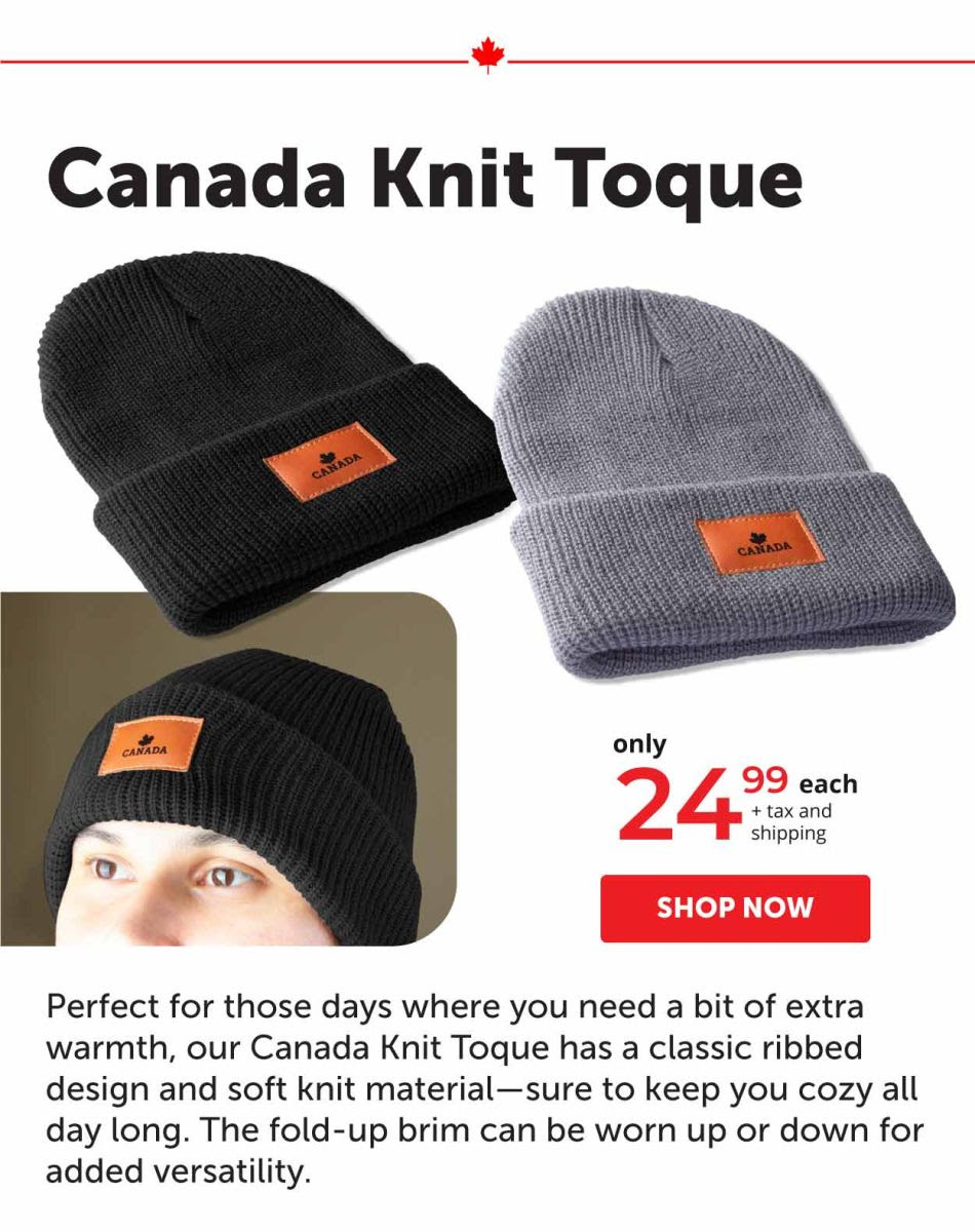Canada knit Toque