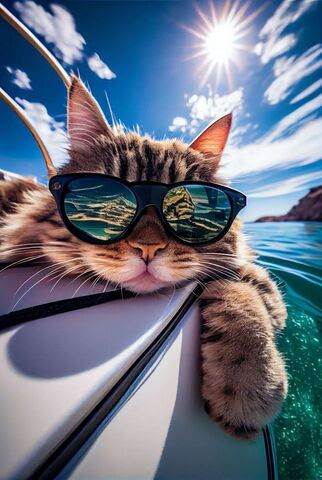 Cat-boat-Summer