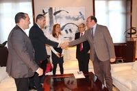 El presidente de la Comunidad, Pedro Antonio Sánchez, recibe al director y parte del equipo directivo del IES Alfonso X 'El Sabio' El presidente de la Comunidad, Pedro Antonio Sánchez, recibe al director y parte del equipo directivo del IES Alfonso X 'El Sabio'
