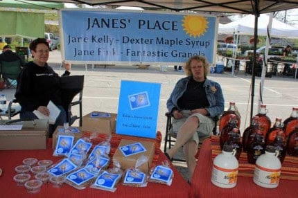 Janes' Place offers granolas and maple syrup. 