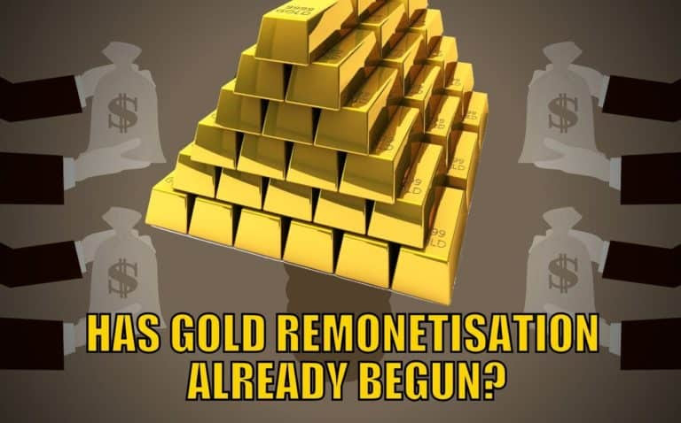 HAS GOLD REMONETISATION ALREADY BEGUN?