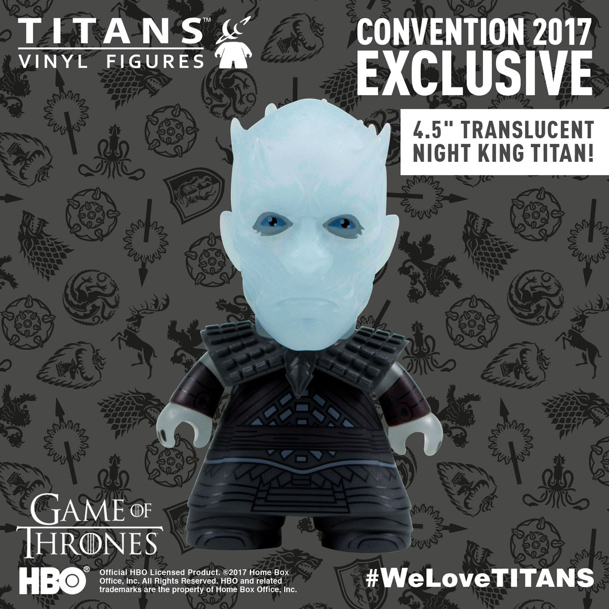 Game of Thrones 4.5″ Translucent Night King Titan Vinyl Figure