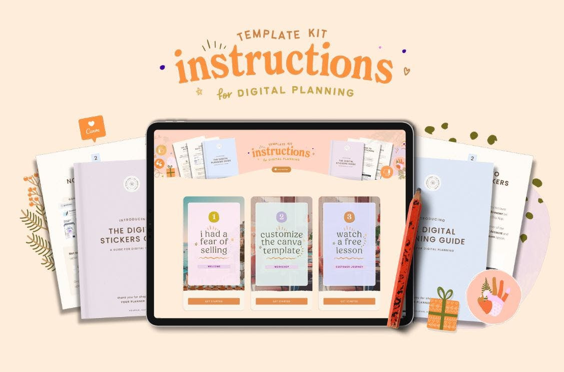 Digital Planner Instruction Kit