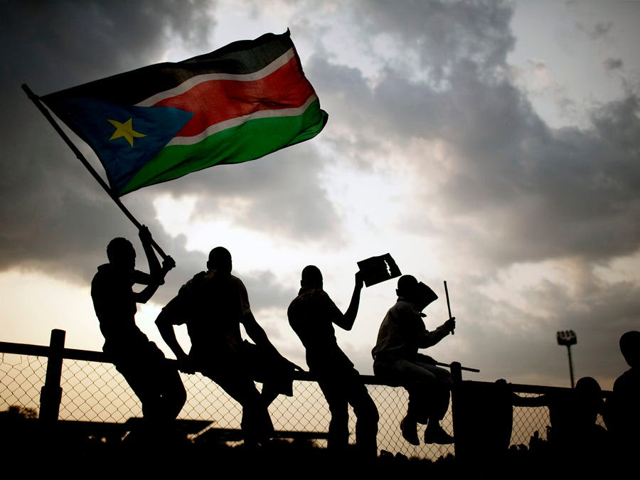 5. South Sudan: 5,500 tourists