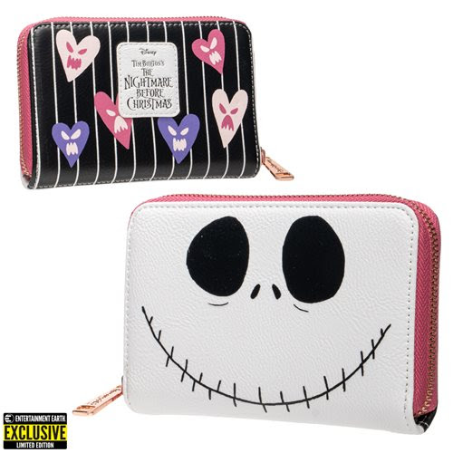 The Nightmare Before Christmas Jack Skellington Valo-ween Wallet - Entertainment Earth Exclusive