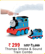 Set of 2 Thomas Talking Train With Light, Smoke & Sound Function & Mini engine