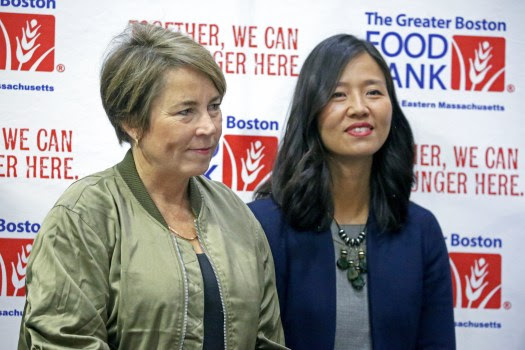 Gov. Maura Healey and Mayor Michelle Wu remain close political allies. (Stuart Cahill/Boston Herald)